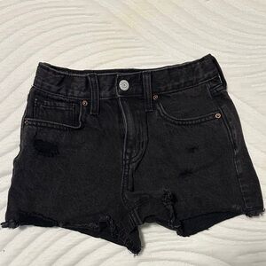 Old Navy Black Distressed Kids Shorts